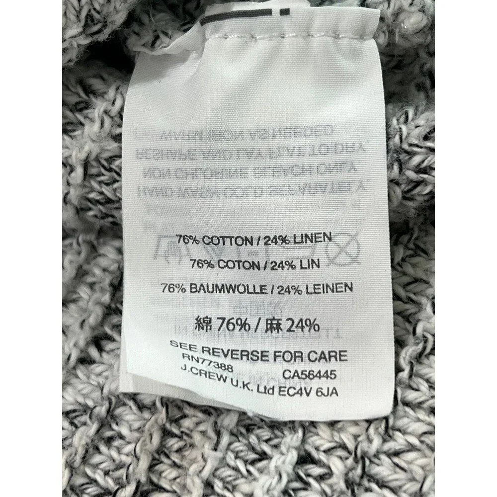 Madewell Womens Open Marled Gray Harbor Cardigan Sweater Pockets size small